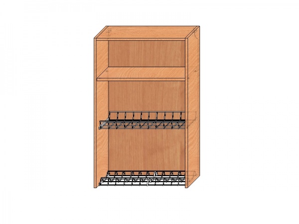Шкаф - сушка двухдверный (h=96см) Ширина: 600 мм Высота: 960 мм Глубина: 315 мм