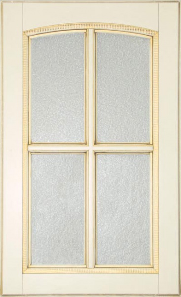 Аугуста фасад под стекло с деревянной раскладкой 956x446x20